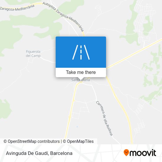 Avinguda De Gaudí map