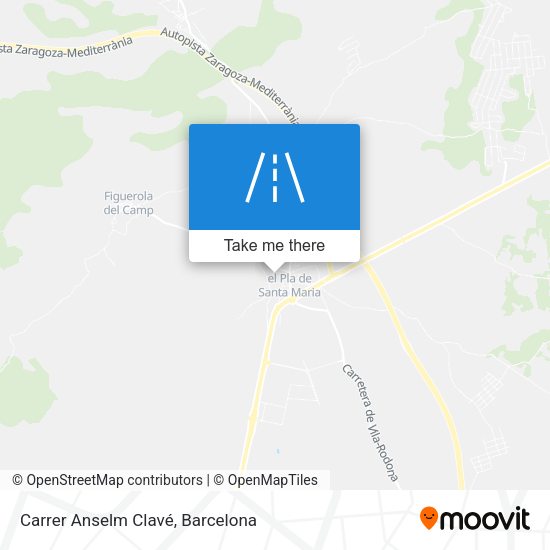 Carrer Anselm Clavé map