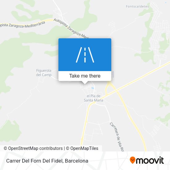 Carrer Del Forn Del Fidel map