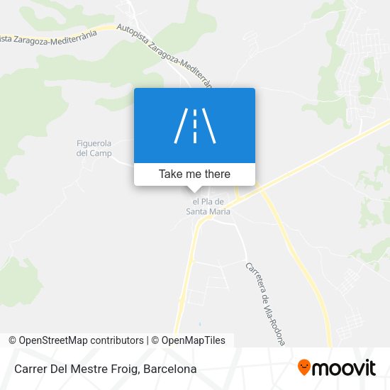 Carrer Del Mestre Froig map