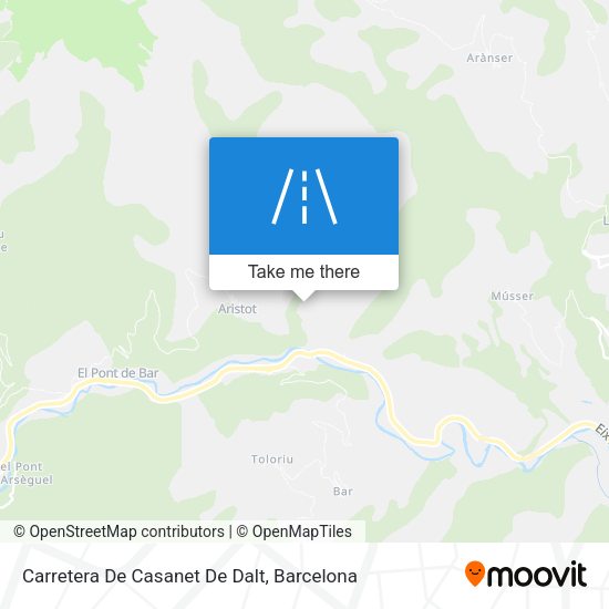 Carretera De Casanet De Dalt map
