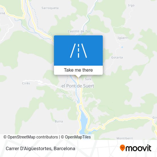 Carrer D'Aigüestortes map