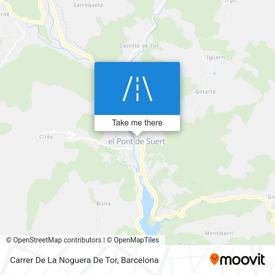 Carrer De La Noguera De Tor map