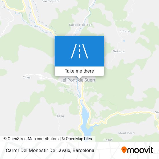 Carrer Del Monestir De Lavaix map