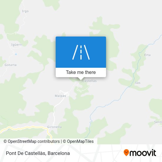 Pont De Castellàs map