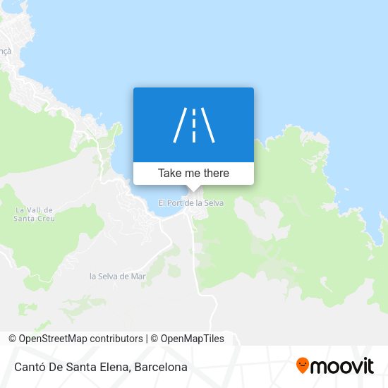 Cantó De Santa Elena map