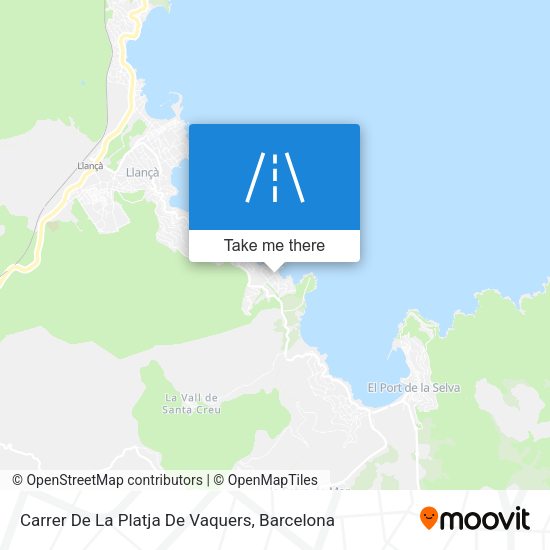 Carrer De La Platja De Vaquers map