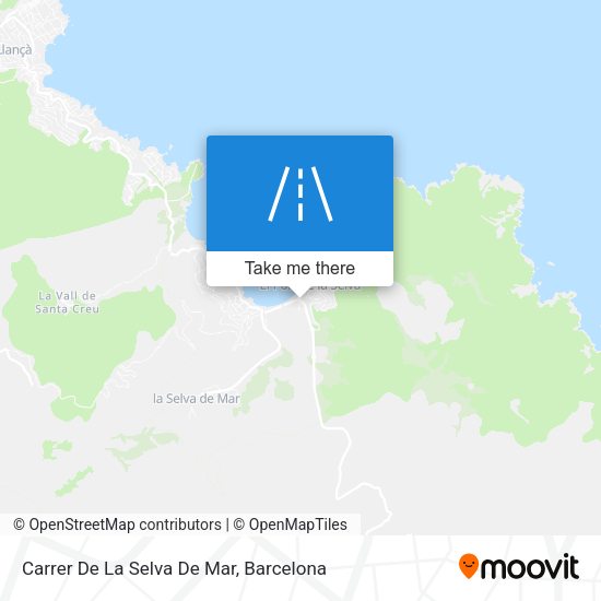 Carrer De La Selva De Mar map