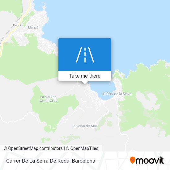 Carrer De La Serra De Roda map