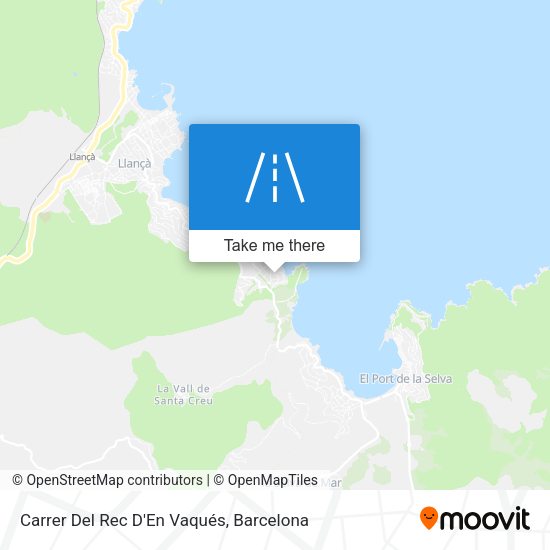 Carrer Del Rec D'En Vaqués map