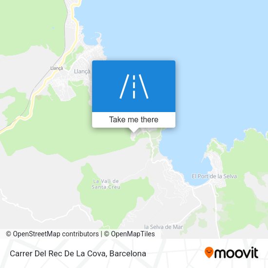 Carrer Del Rec De La Cova map
