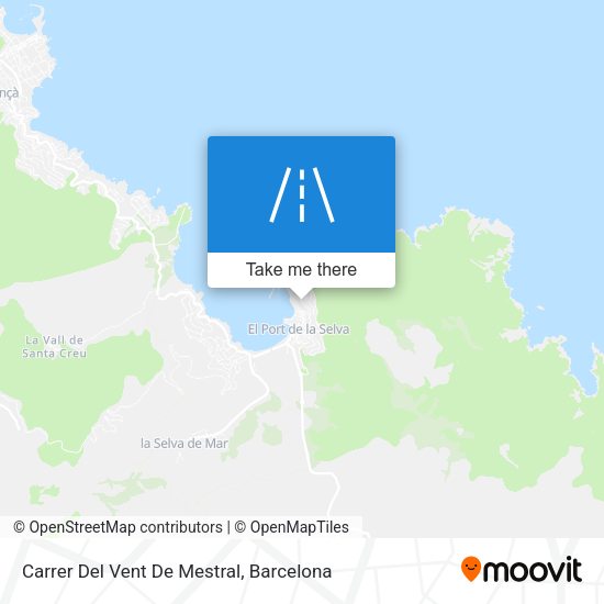 Carrer Del Vent De Mestral map