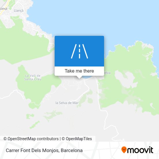 Carrer Font Dels Monjos map