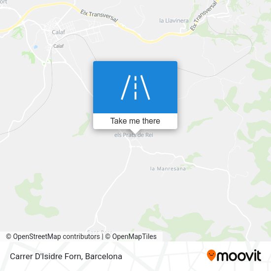 Carrer D'Isidre Forn map