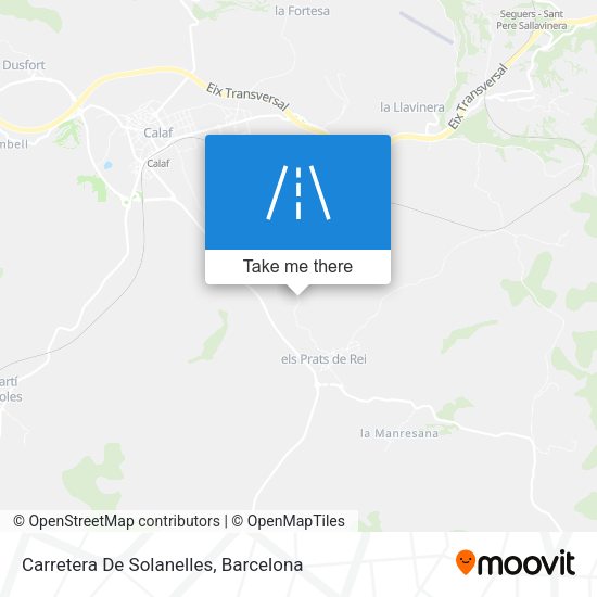 Carretera De Solanelles map