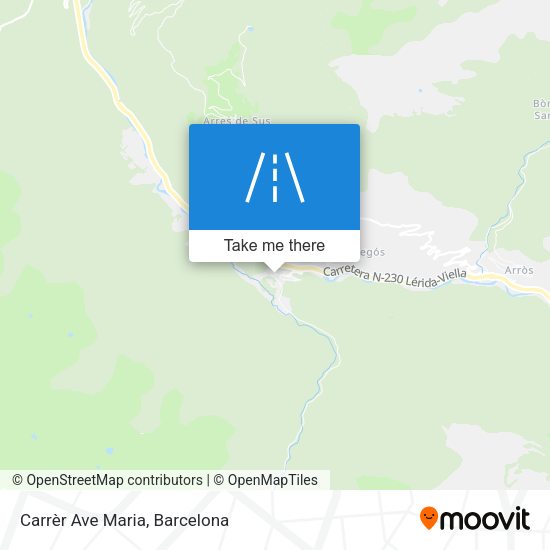 Carrèr Ave Maria map