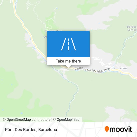 Pònt Des Bòrdes map