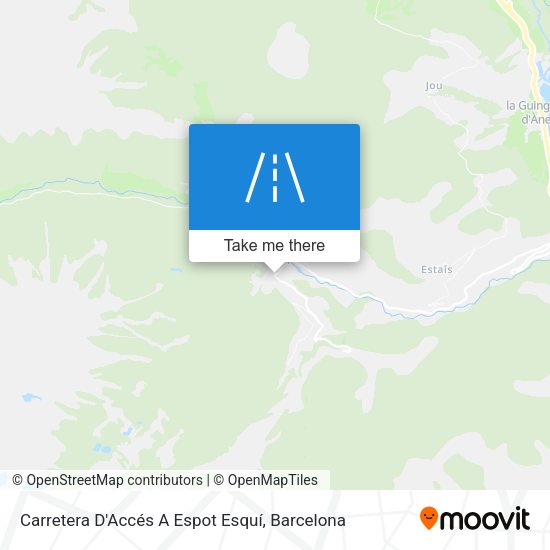 Carretera D'Accés A Espot Esquí map