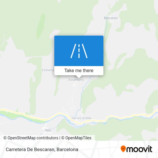 Carretera De Bescaran map