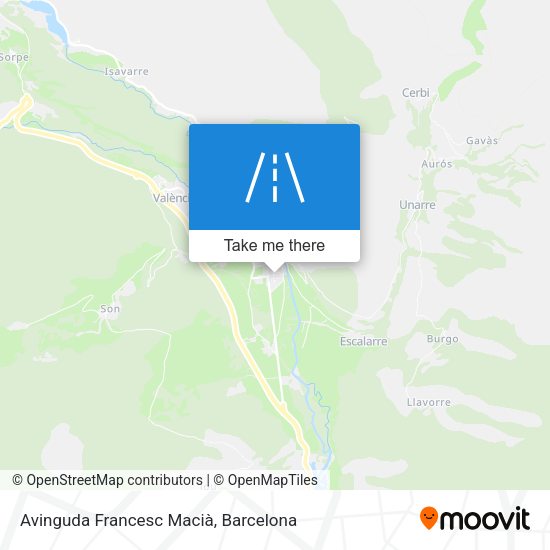 Avinguda Francesc Macià map