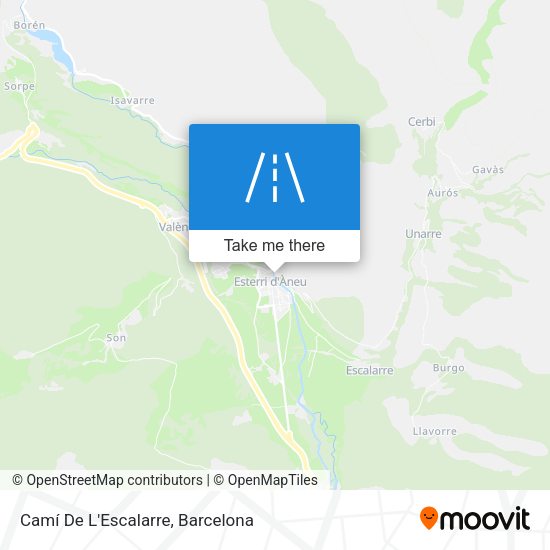 Camí De L'Escalarre map