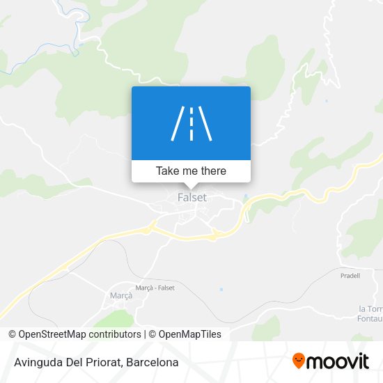 Avinguda Del Priorat map