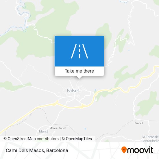 Camí Dels Masos map