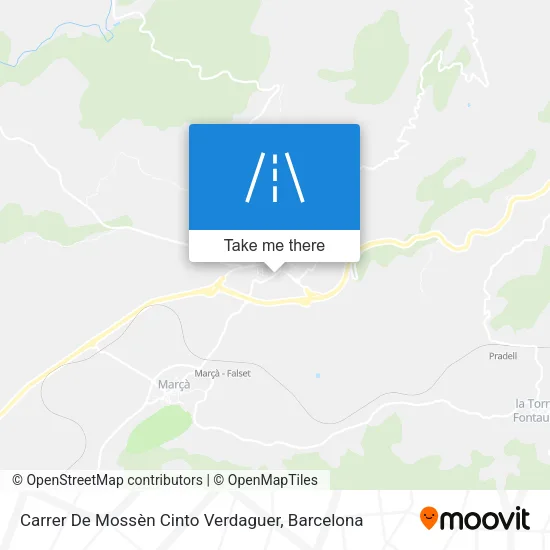 Carrer De Mossèn Cinto Verdaguer map