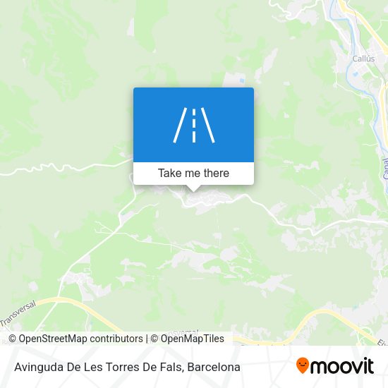 Avinguda De Les Torres De Fals map