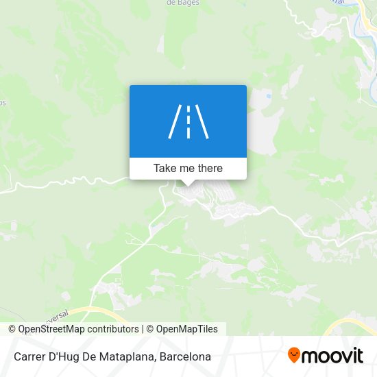 Carrer D'Hug De Mataplana map