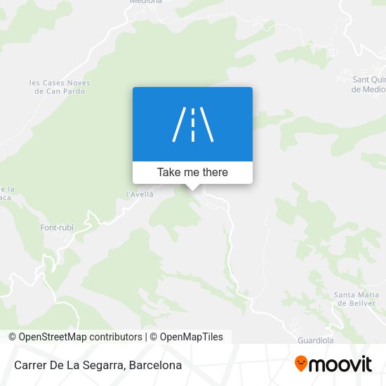 Carrer De La Segarra map