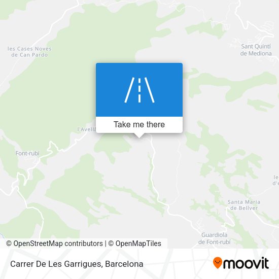 Carrer De Les Garrigues map