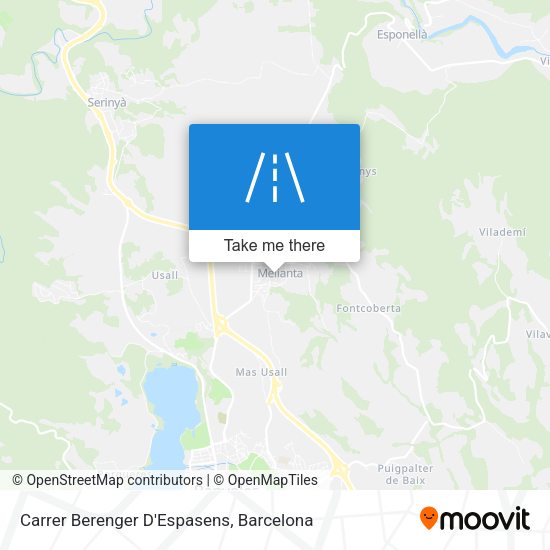 Carrer Berenger D'Espasens map