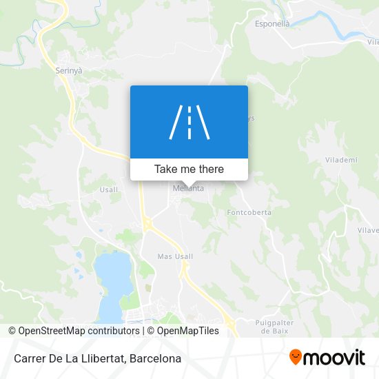 Carrer De La Llibertat map