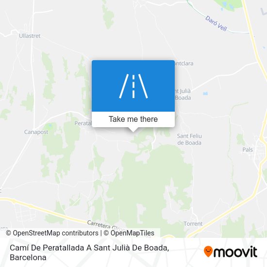 Camí De Peratallada A Sant Julià De Boada map