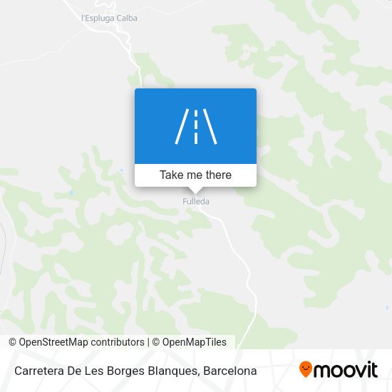 Carretera De Les Borges Blanques map