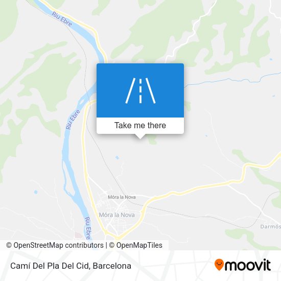Camí Del Pla Del Cid map