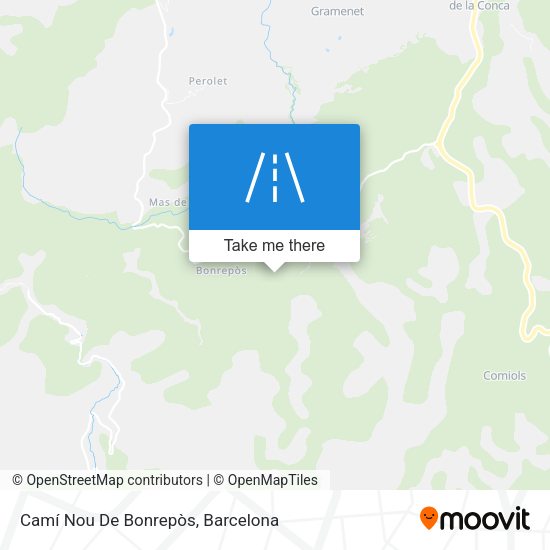 Camí Nou De Bonrepòs map