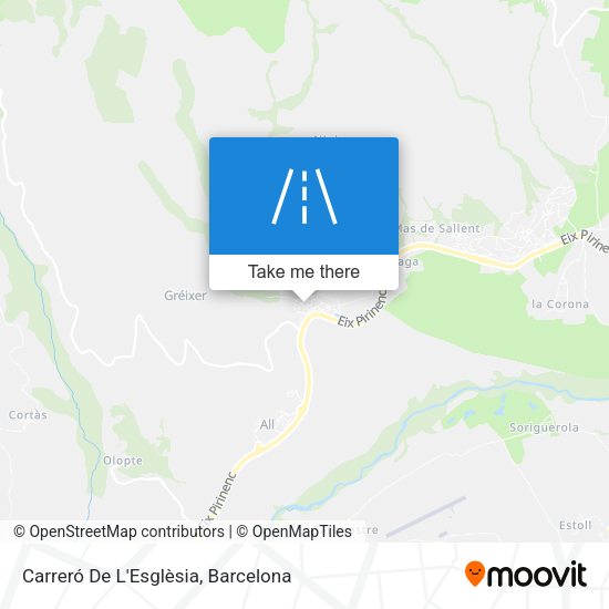 Carreró De L'Esglèsia map