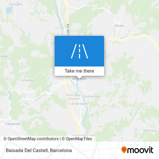 Baixada Del Castell map