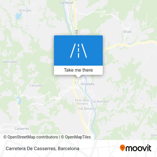 Carretera De Casserres map