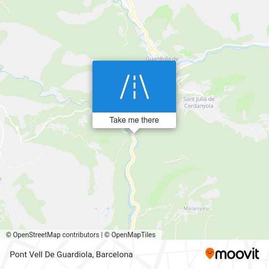 Pont Vell De Guardiola map