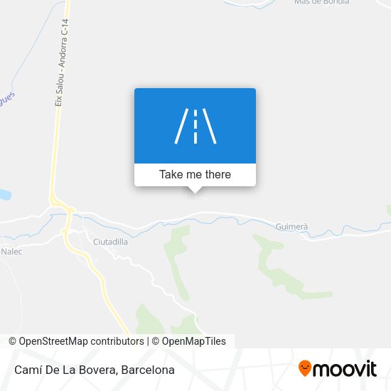 Camí De La Bovera map