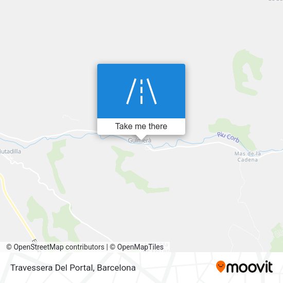 Travessera Del Portal map