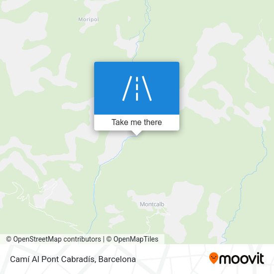 Camí Al Pont Cabradís map