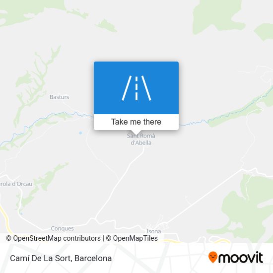 Camí De La Sort map