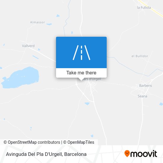 Avinguda Del Pla D'Urgell map