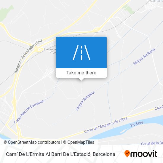 Camí De L'Ermita Al Barri De L'Estació map
