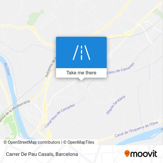 Carrer De Pau Casals map