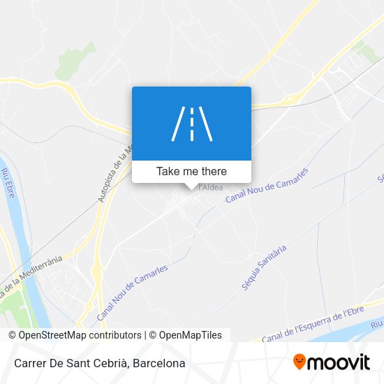 Carrer De Sant Cebrià map